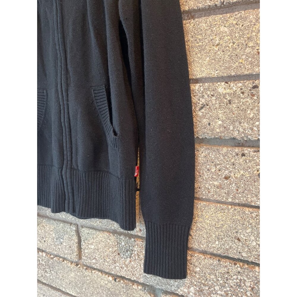 The North Face Womens Black Knit Hooded Zip-Up Cardigan S - Picture 5 of 10